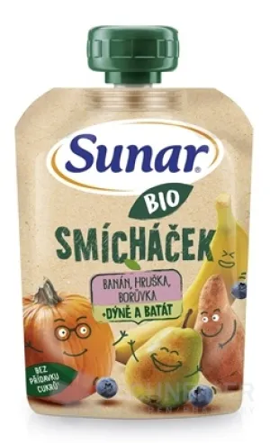 Sunar BIO SMÍCHAČEK Banán, hruška, čučoriedka