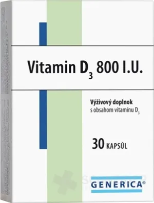GENERICA VITAMIN D3 800 I.U.