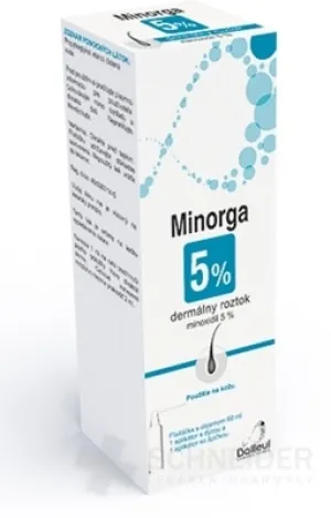 Minorga 5 % dermálny roztok