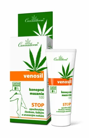 Cannaderm Venosil - konopné mazanie na žily 100 ml