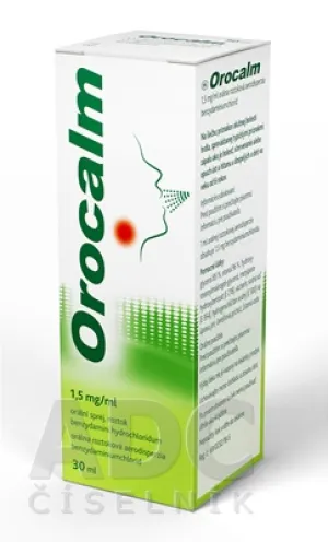 Orocalm 1,5mg/ml orální sprej,roztok 30 ml