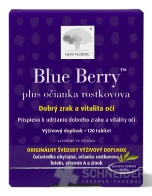 NEW NORDIC blue berry 120 tabliet