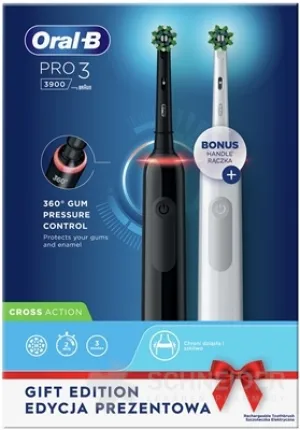 Oral-B PRO 3 3900 BLACK&WHITE Duo