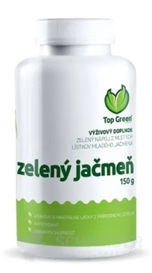 Top Green Zelený jačmeň sušené listy