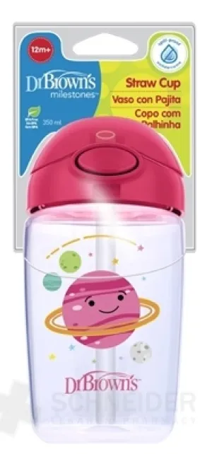Dr.BROWN´S HRNČEK SO SLAMKOU 350 ml