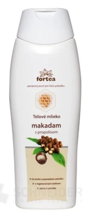 FORTEA telové mlieko makadam s propolisom