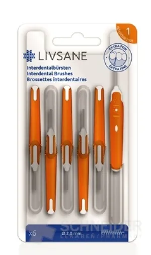 LIVSANE Medzizubné kefky