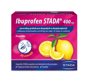 Ibuprofen STADA 400 mg perorálny prášok 20 sáčkov
