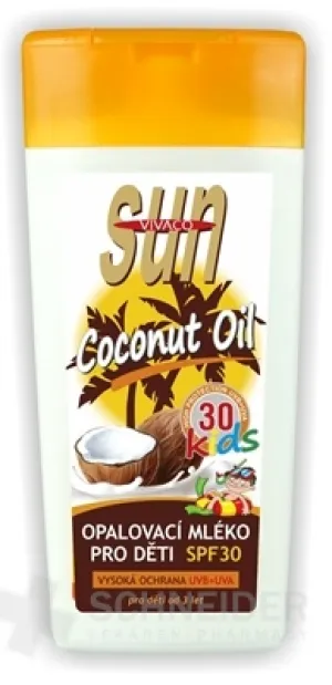SUN COCONUT OIL opaľovacie MLIEKO KIDS SPF 30