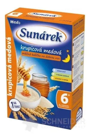 SUNÁREK kašička na dobrú noc mliečna