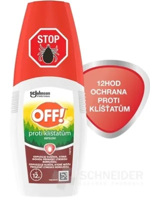 OFF! proti kliešťom rozprašovač