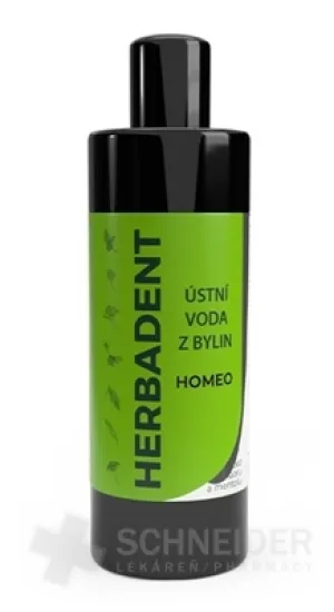 HERBADENT HOMEO ÚSTNA VODA z bylín