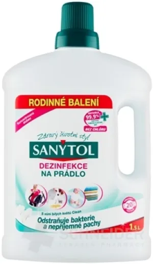 SANYTOL DEZINFEKCIA Na prádlo