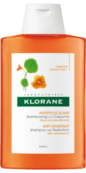 Klorane šampón s výťažkom z kapucínky na suché lupiny 200ml