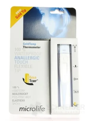 MICROLIFE TEPLOMER DIGITÁLNY MT 1931 GOLD