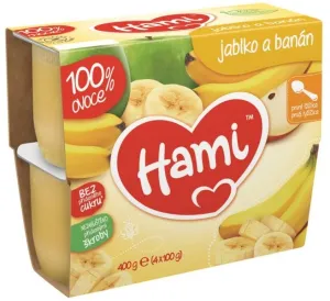 Hami ovocný príkrm 100% ovocie Jablko a banán
