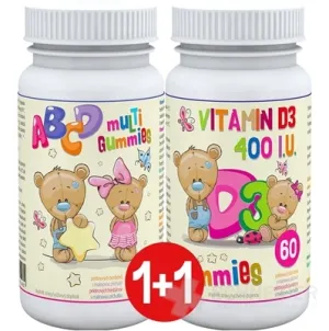 ABCD muLTi Gummies + D3 Gummies - Clinical 1+1