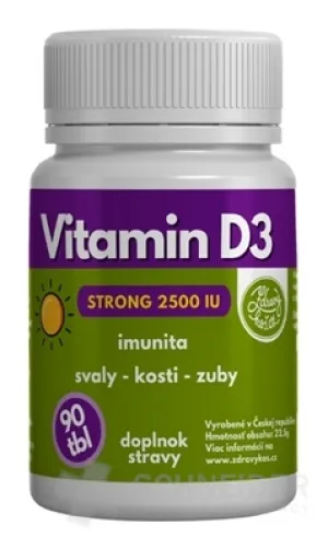 MEDICAL Vitamin D3 Strong 2500 IU