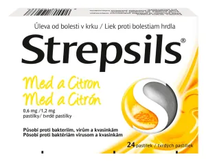 STREPSILS Med a Citrón 24 pastiliek