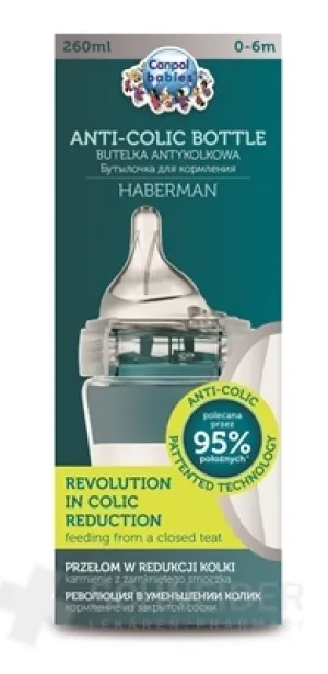 Canpol Babies Fľaša HABERMAN 260 ml