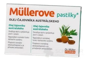 MÜLLEROVE pastilky S OLEJOM ČAJOVNÍKA AUSTRALSKEHO