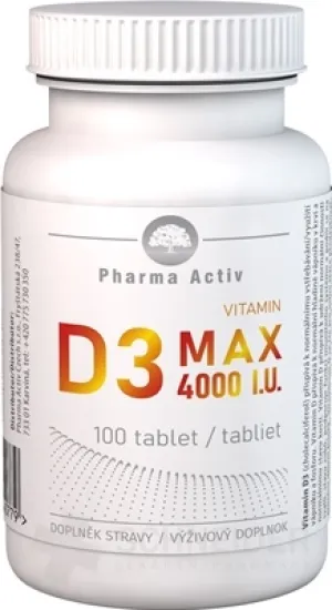 Pharma Activ Vitamin D3 MAX 4000 I.U.