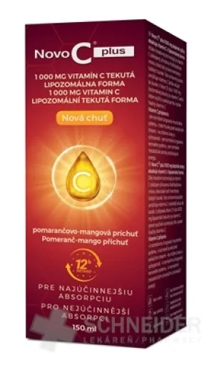 Novo C plus LIPOZOMÁLNY TEKUTÝ VITAMÍN C 1000 mg