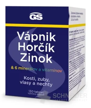 GS Vápnik, Horčík, Zinok
