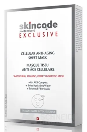 SKINCODE EXCLUSIVE Cellular Anti-Aging sheet mask