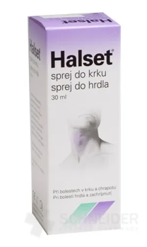 Halset sprej do hrdla