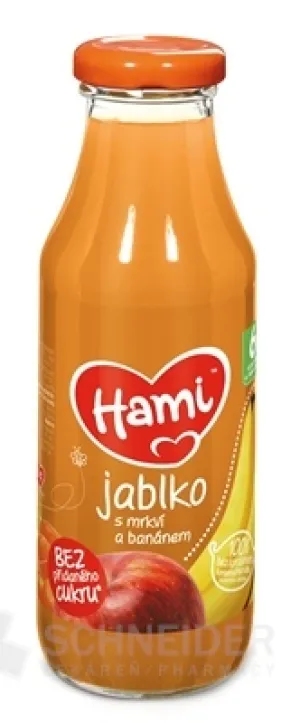 Hami nápoj Jablko s mrkvou a banánom