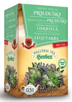 HERBEX Bylinná zmes na PRIEDUŠKY