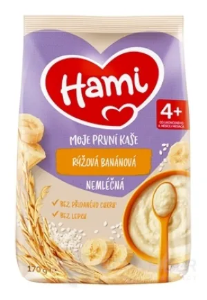 Hami nemliečna kaša ryžová banánová