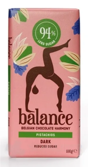 BALANCE HORKÁ ČOKOLÁDA S PISTÁCIAMI