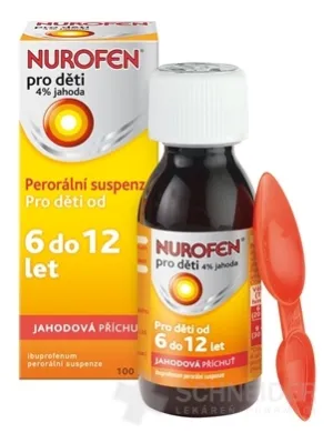 NUROFEN Pre deti 4% Jahoda 100 ml