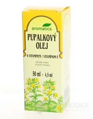 aromatica PUPALKOVÝ OLEJ S VITAMÍNOM E