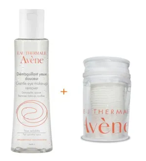Avene Jemný odličovač očí 125ml + odličovacie tampóny