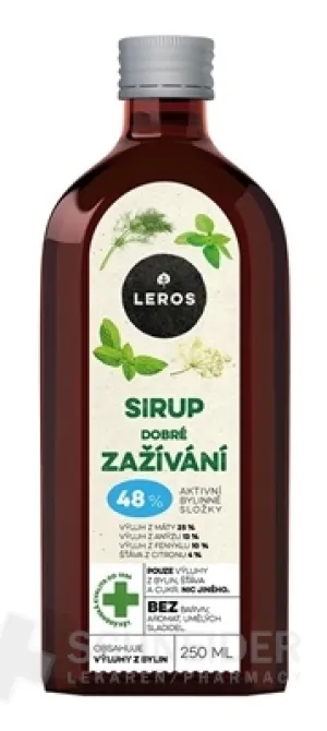 LEROS Sirup Dobré trávenie