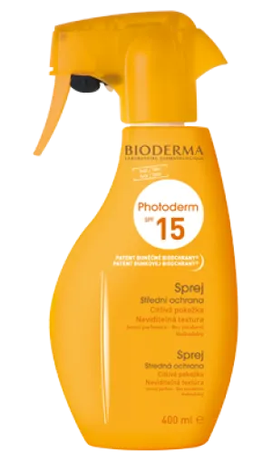 Bioderma Photoderm Opaľovací sprej SPF 15 400ml