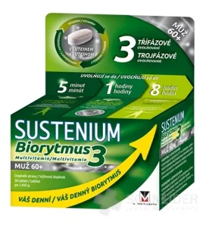 SUSTENIUM Biorytmus 3 multivitamín MUŽ 60+