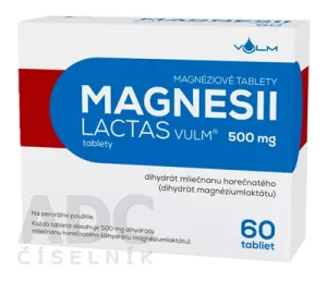 Magnesii Lactas VULM 500 mg 60 tbl.