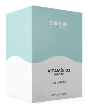 TOTO VITAMÍN D3 2000 I.U.