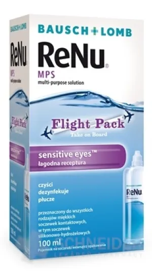 ReNu MPS sensitive eyes Flight Pack