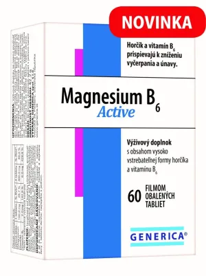 Magnesium B6 Active, tbl. 60