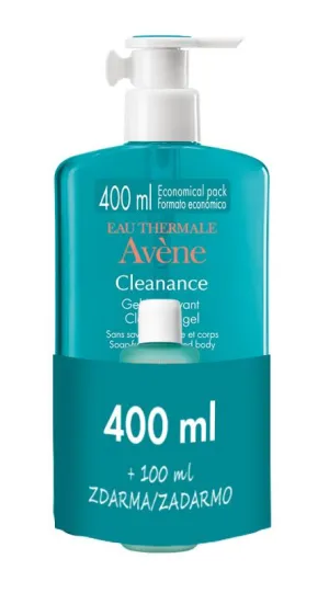 Avene Cleanance čistiaci gél 400ml + 100ml