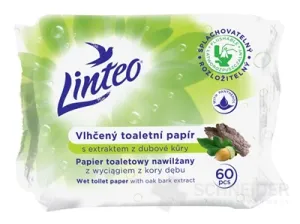 LINTEO VLHČENÝ TOALETNÝ PAPIER DUBOVÁ KÔRA