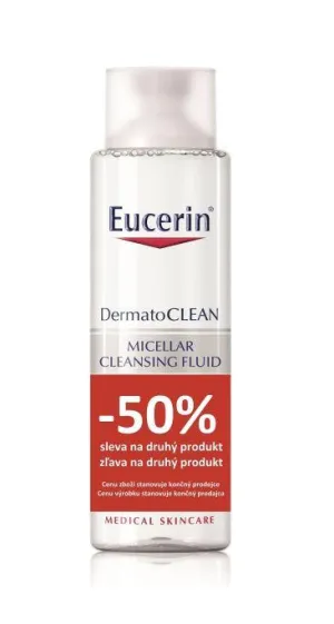 Eucerin Dermatoclean čistiaca micelárna voda 3v1 2x400ml