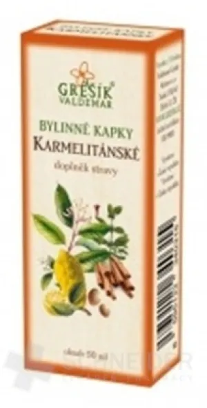 GREŠÍK BYLINNÉ KVAPKY KARMELITÁNSKE
