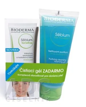 Bioderma Sebium Sensitive 30ml + Sebium Gel moussant 100ml