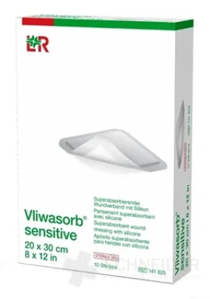 Vliwasorb sensitive Krytie na rany 20x30 cm